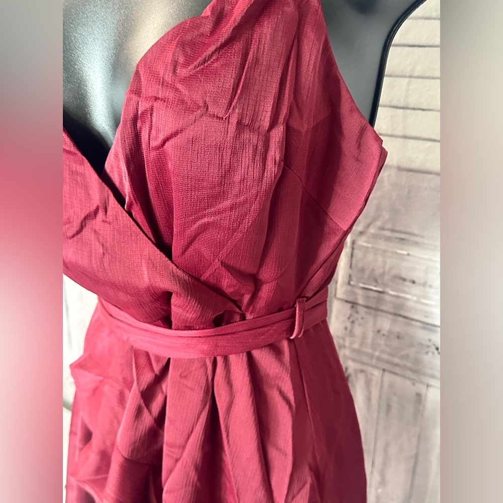Wine mini dress - Picture 5 of 9